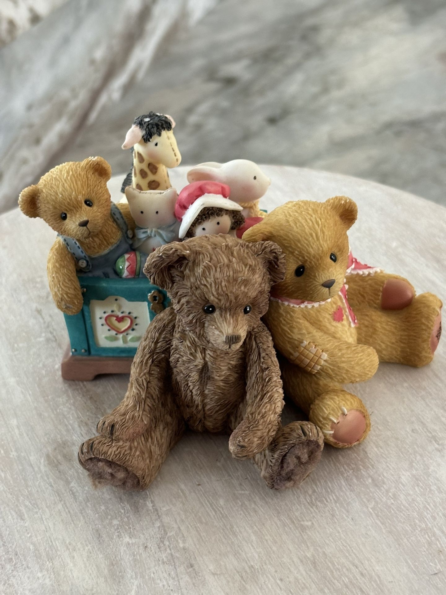 Vintage 1999 Cherished Teddies by Enesco  - Heather & Friends "Remembering The Simple Pleasures of Childhood”