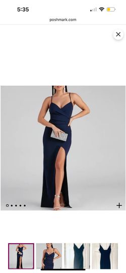 Windsor navy blue prom dress