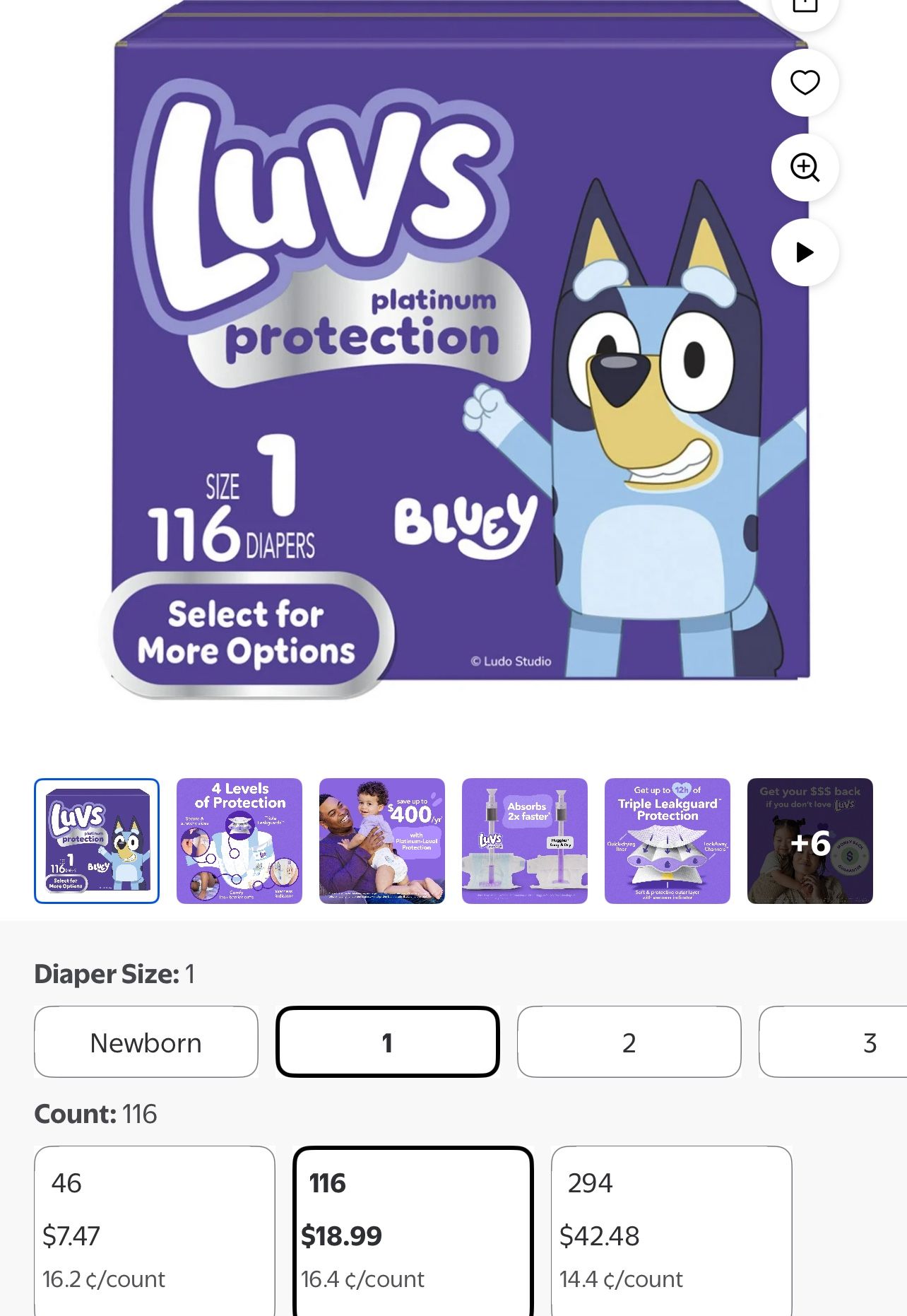 Luvs Diapers