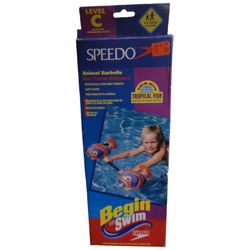 Vintage Speedo Begin To Swim Level C Tropical Fish Animal Barbells NOS