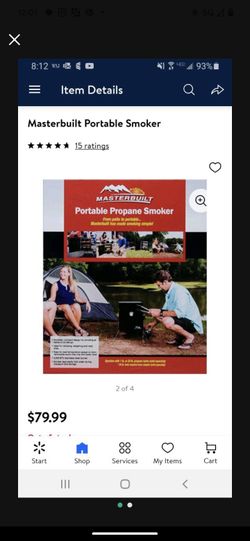 New Masterbuilt Portable Smoker