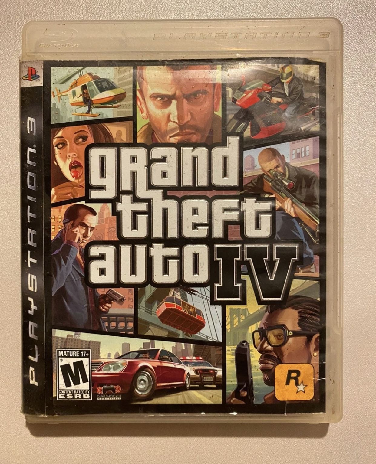 Grand Theft Auto 4/PS3 Video Game + Case + Booklet/Manual