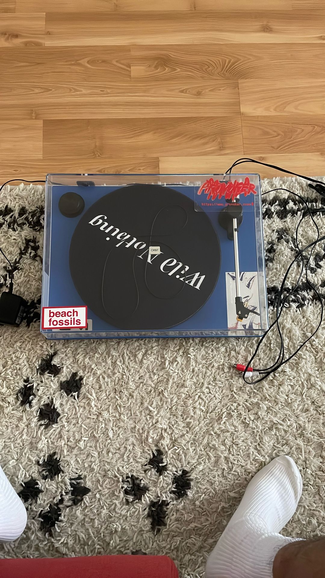 Orbit Basic Turntable Record Player W/ Built In Preamp