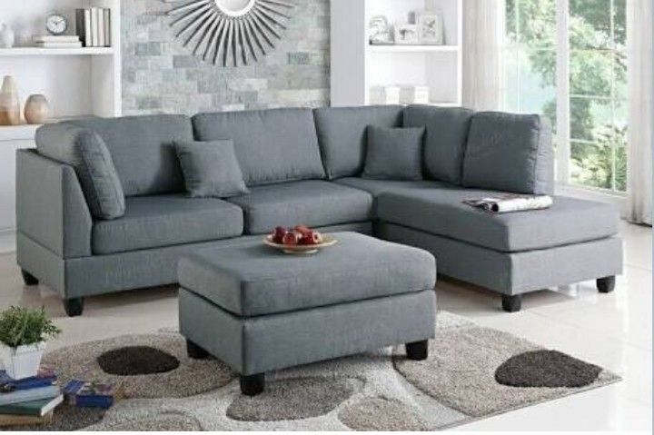 BOBKUNA SECTIONAL WITH OTTOMAN