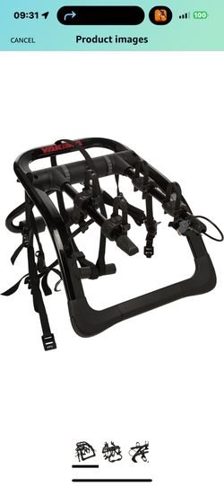 YAKIMA, FullBack Premium Trunk Strap Bike Rack for Cars, SUVs