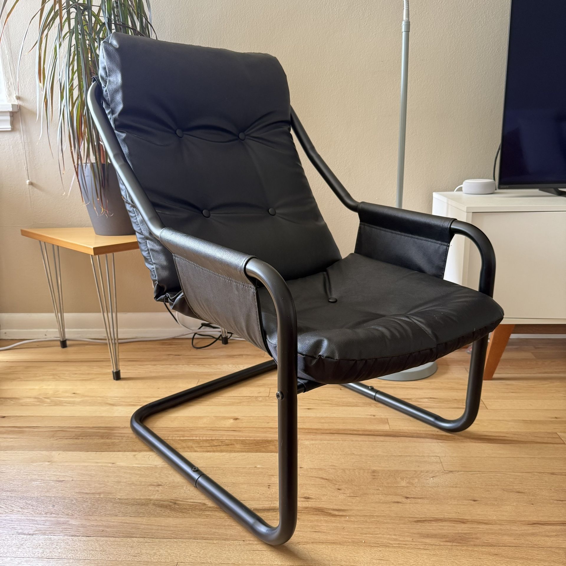 Vintage Bauhaus MCM Tubular Easy Chair