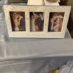 Photo Picture Frame-Wedding Day!  Brand New!