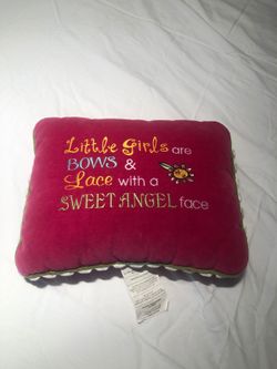 Cute girls pillow