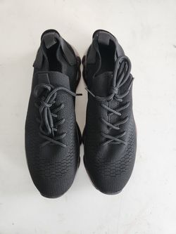 LUCKY STEP Women Air Cushion Fashion Casual  Sneakers Size 8 Black