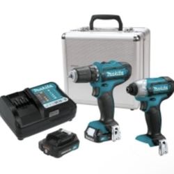 Makita 18v Cordless Drill/Compact Combo w/case