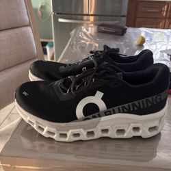  On Running Cloudmonster Black/White Men’s Shoes