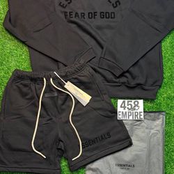 Fear of God Essentials Crewneck and Shorts Set