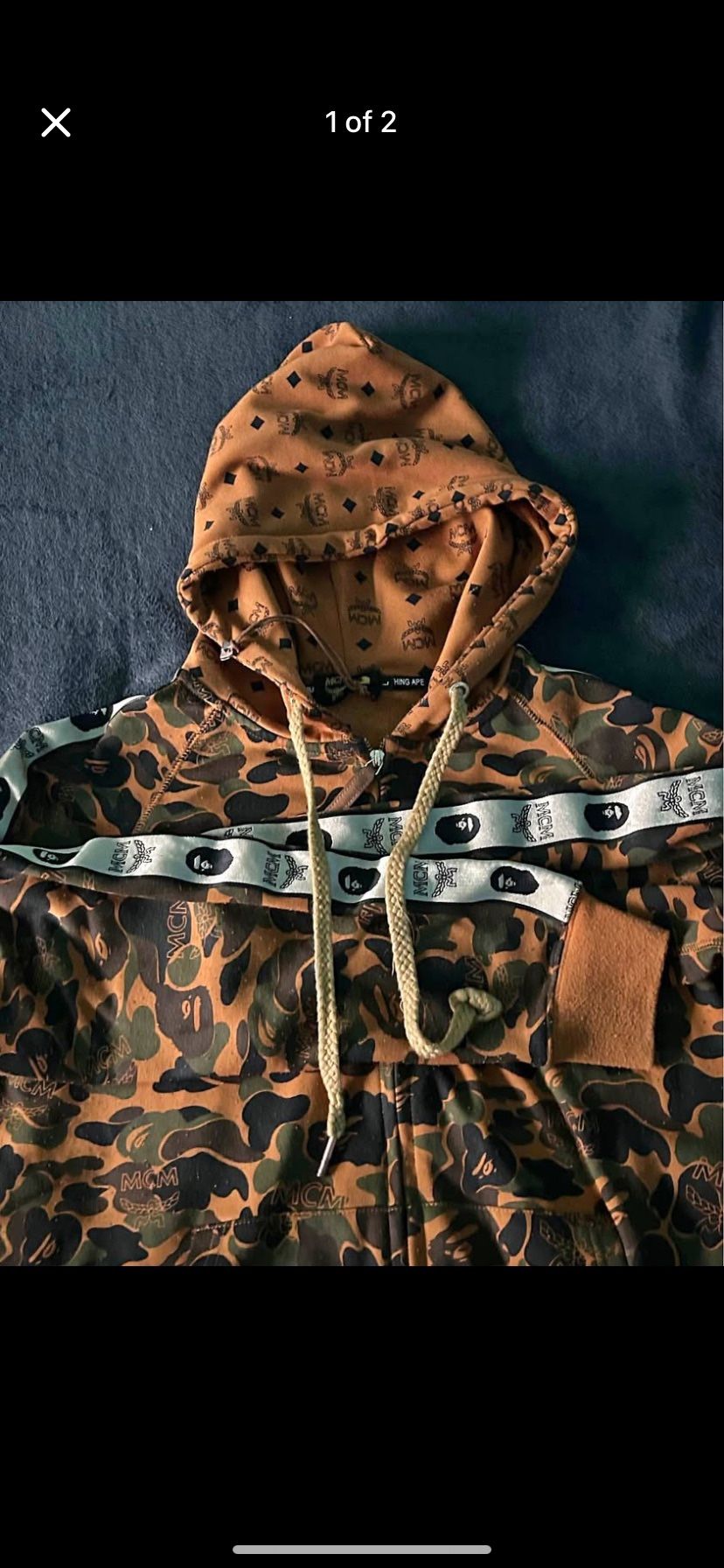 MCM X BAPE HOODIE