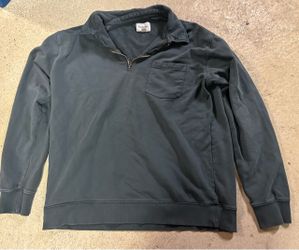 Goodfellow & Co. black quarter zip sweatshirt in size L