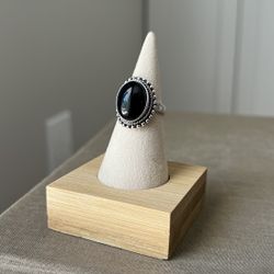 Black Onyx Statement Ring ( 7 ) firm on price 