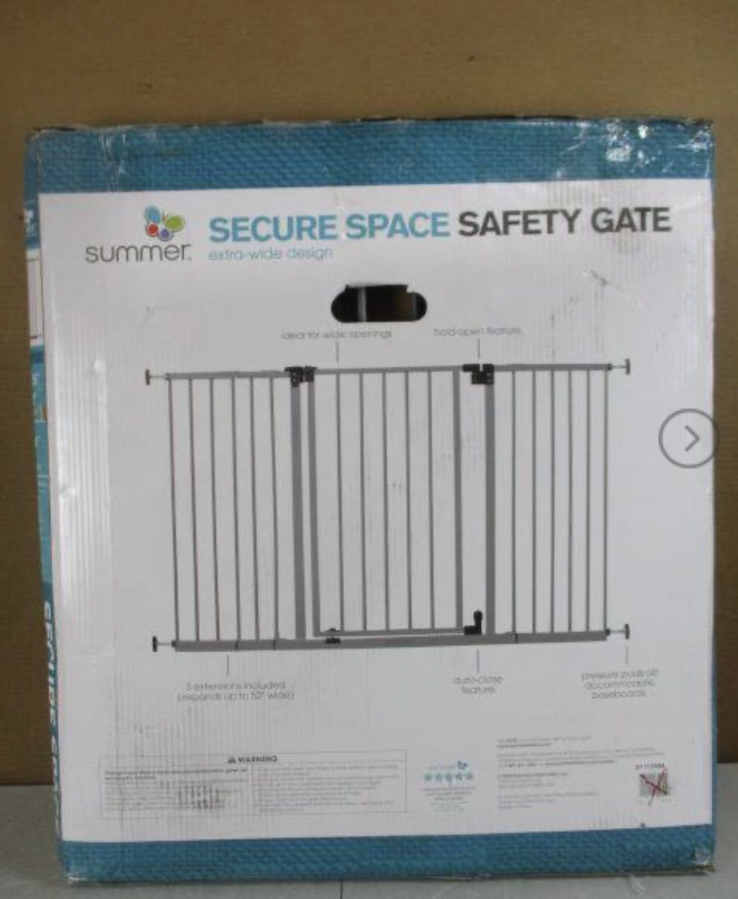 New! Summer Secure Space Safety Baby Gate