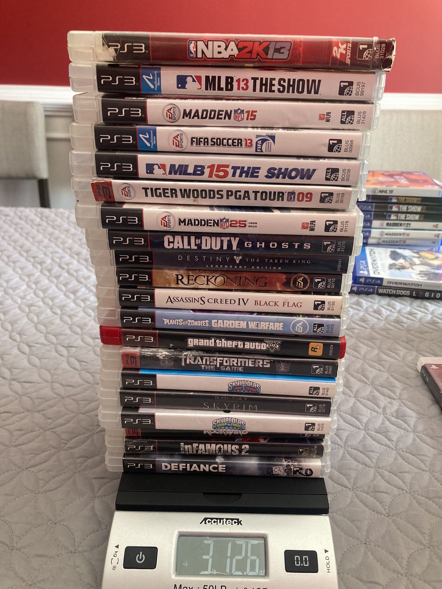 PS3 Video Game Lot (20 Total) 