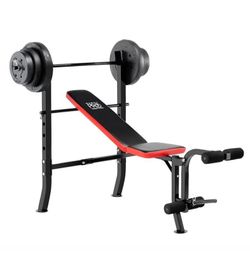 Weight bench and Dumbbells