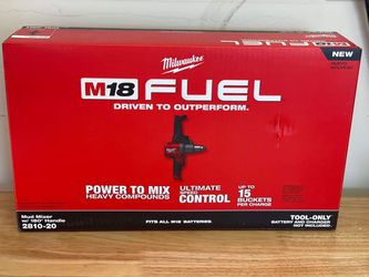 Milwaukee M18 FUEL Mud Mixer 2810-20