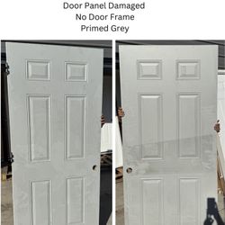 Second  Hand 36”x80” Exterior Metal Walk In Doors