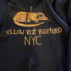 Yellow Rat Bastard Hoodie In Great Condition. 
