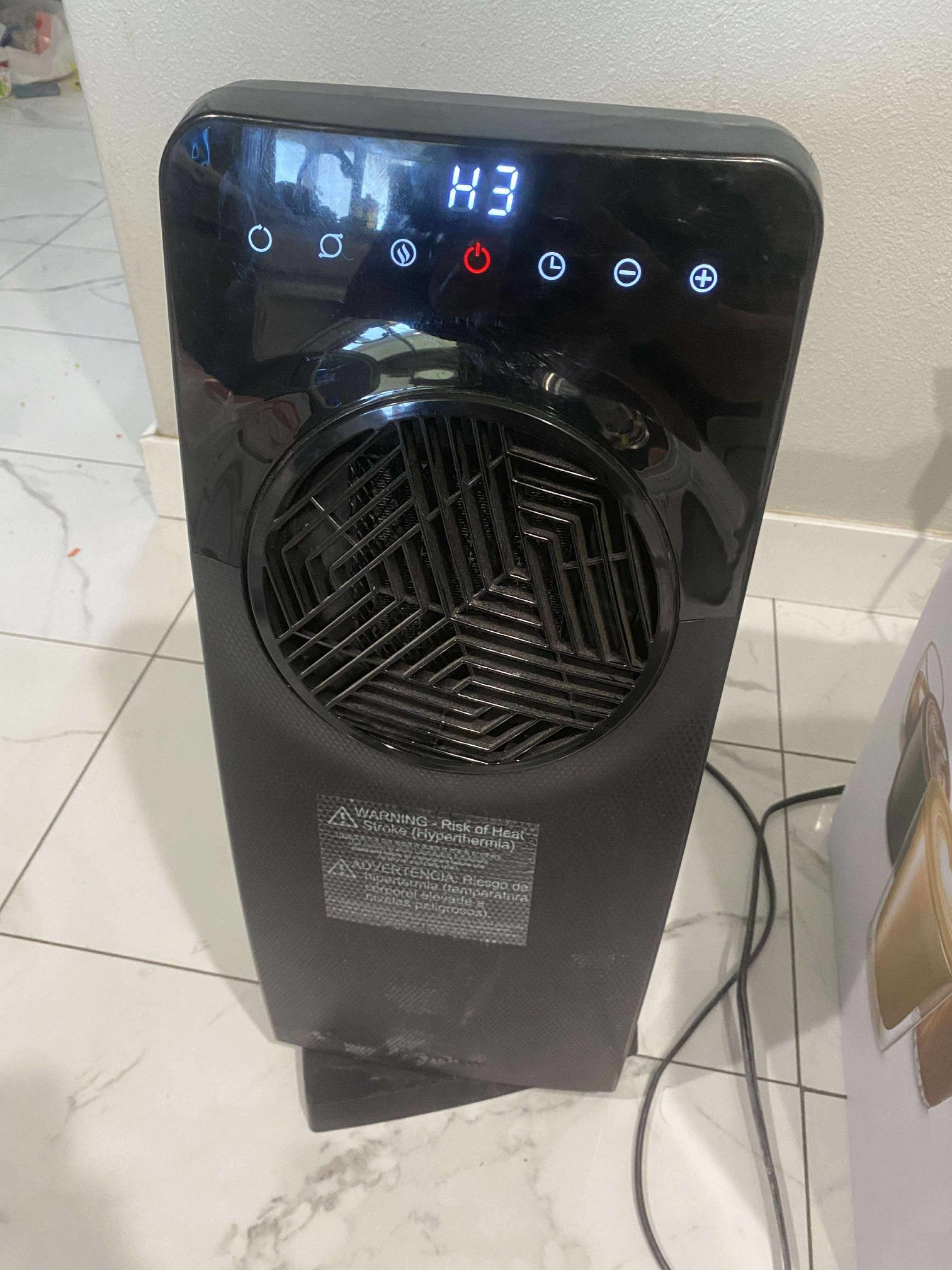 LASKO CC23645 Touch Screen Tower Space Heater - Black