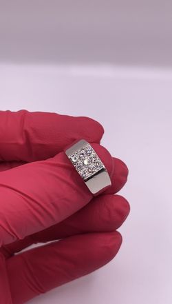 14k White Gold Diamond Ring