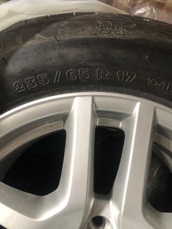 New tire and rim$100