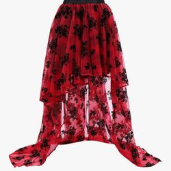 Small l Steampunk Skirt  Dress: Pirate Skirt  Costume - Ren Faire Corset Dress for Party-goers 