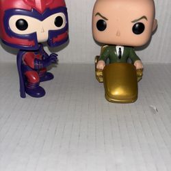 Funko Pop Marvel Magneto And Professor X