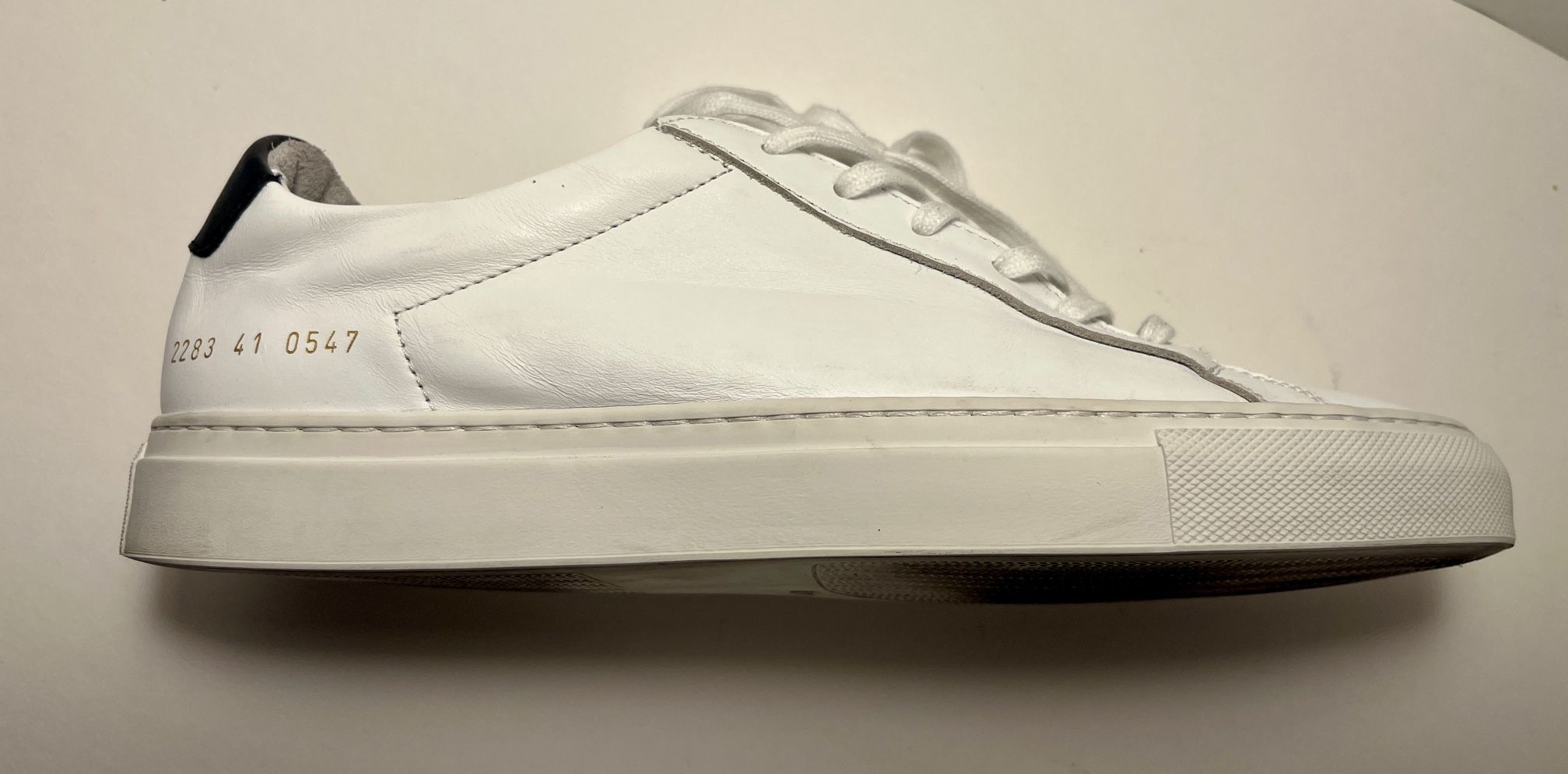 Common Projects Original Achilles Leather Sneakers White  -  EU 41 Common Projects Original Achilles Low White – Frans Boone Store main image 2