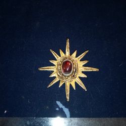 Sunburst Brooch