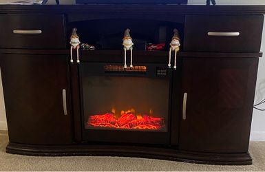 Mesa con chimenea