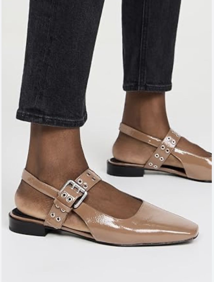 Rag & Bone Astra Mary Jane Slingback Flat New