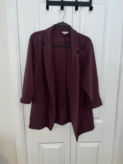 Maurices Purple Blazer 1X