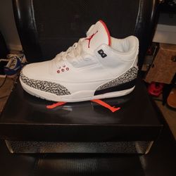 Jordan 3 "White Cement" size 7 mens 9 mens