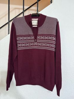 Weatherproof Vintage Fair Isle Quarter-Zip Sweater