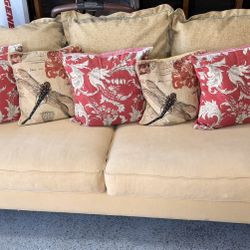 FREE FREE SOFA AND CHAIR AND LAMPS AND TABLES 