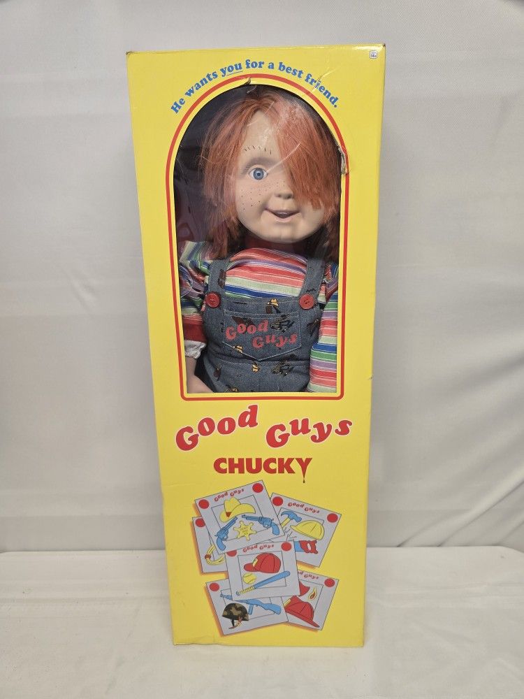 Childs Play: 2 30" Inch Good Guys Doll Chucky 1:1 New In Box Spirit Halloween