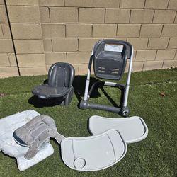 High chair convertible