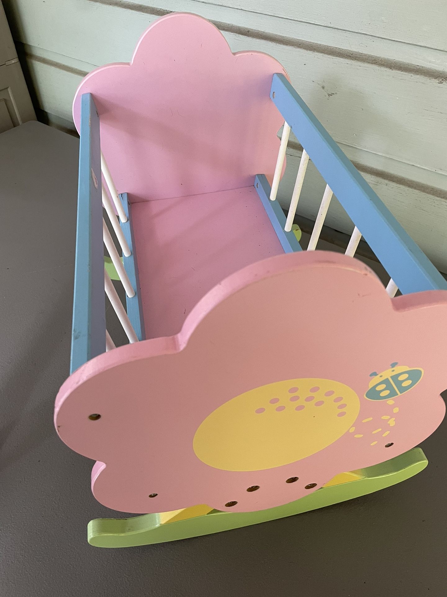 Doll Rocking Bed Crib