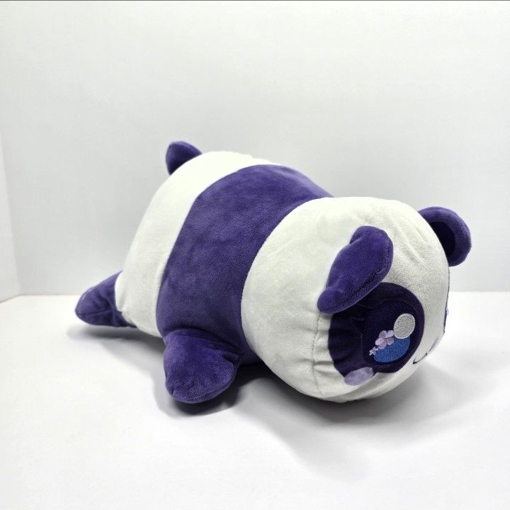 Aphmau MeeMeows Safari Purple Panda Cat Mystery Plush Stuffed Animal 12" Long