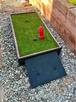 Porch Potty PREMIUM Self-Cleaning Dog Potty w/ Artificial Grass