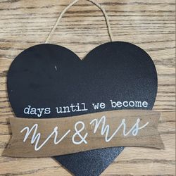 Wedding Count Down Sign