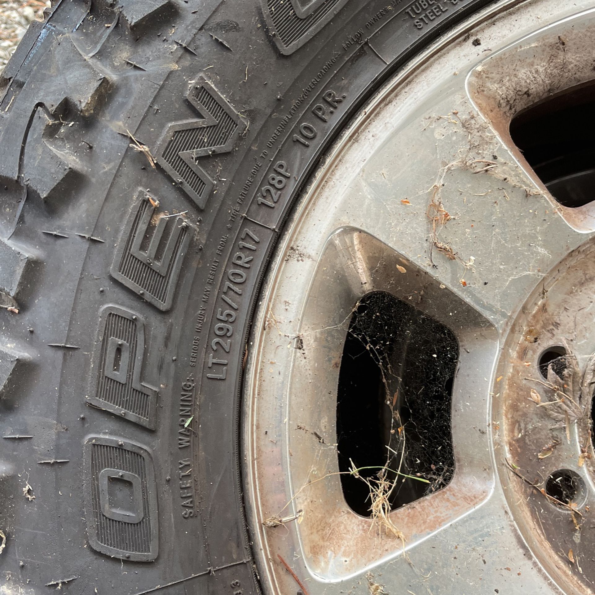 Decent Tread Left 3 Rims With Tire Combo R for Sale in