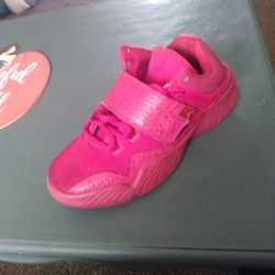 Retro All Red Jordan's Size 8 And A Half