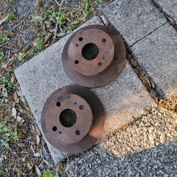 84-85 Mazda Rx7 Gslse Rear Break Rotors 