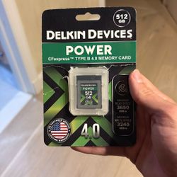 Delkin Devices 512 Gb Type B 4.0 Memory Card
