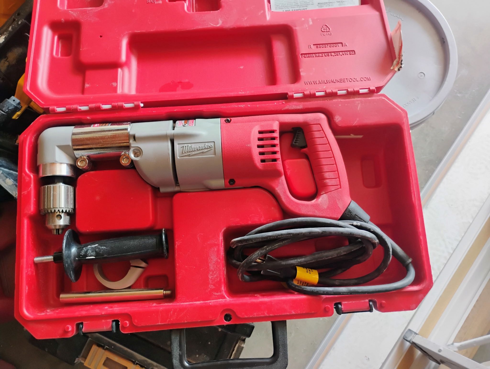 Corded 1/2 in. 90 degree Right-Angle Drill Kit with Case