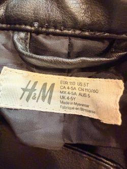 Kids leather jacket